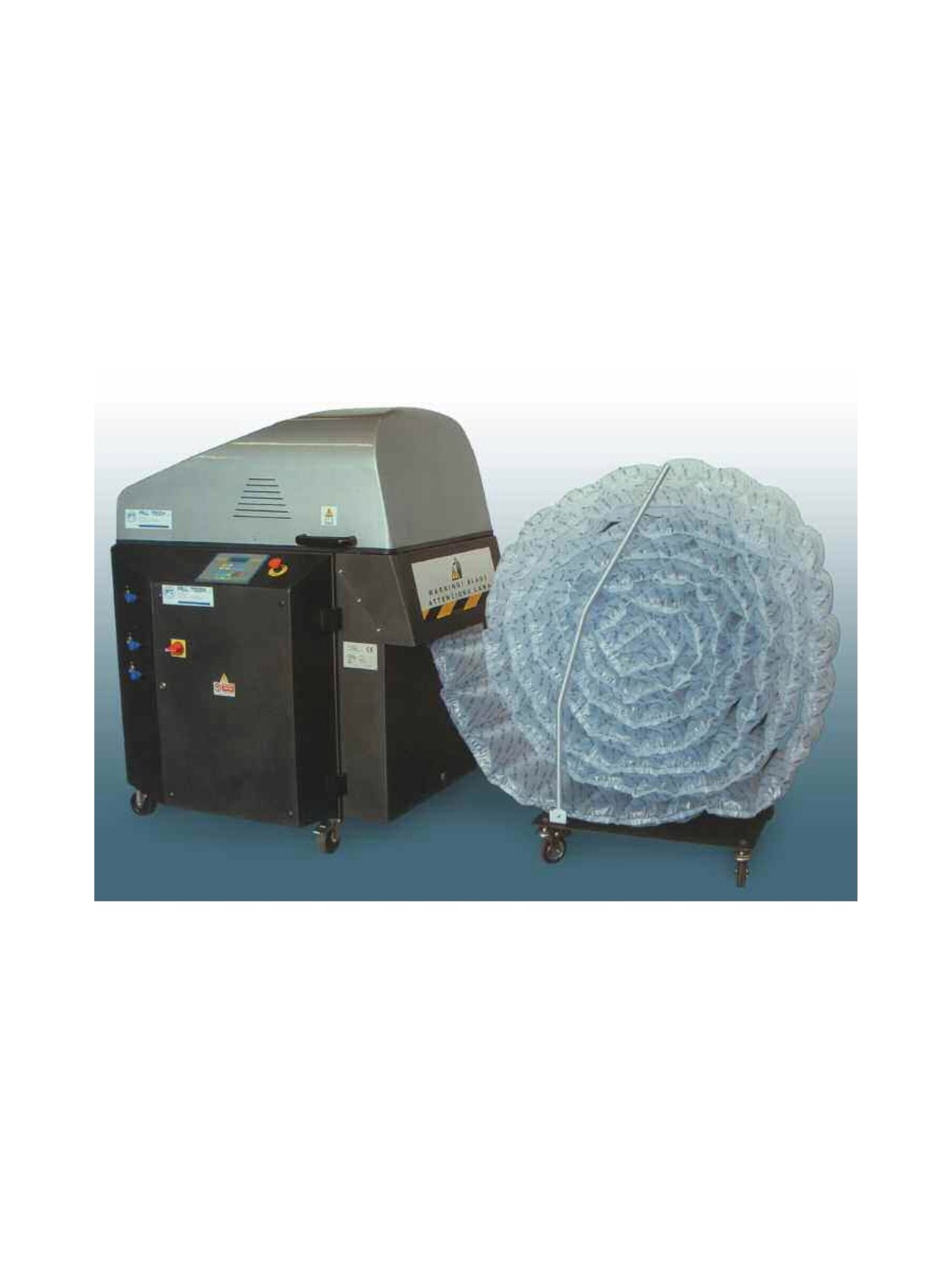 Immagine Macchine per il gonfiaggio la produzione di cuscini e bolle d'aria  Macchina per il gonfiaggio la formatura di cuscini e bolle d'aria serie 400 